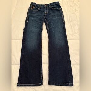 Ariat Men's Slim Straight Jeans - Dark Blue